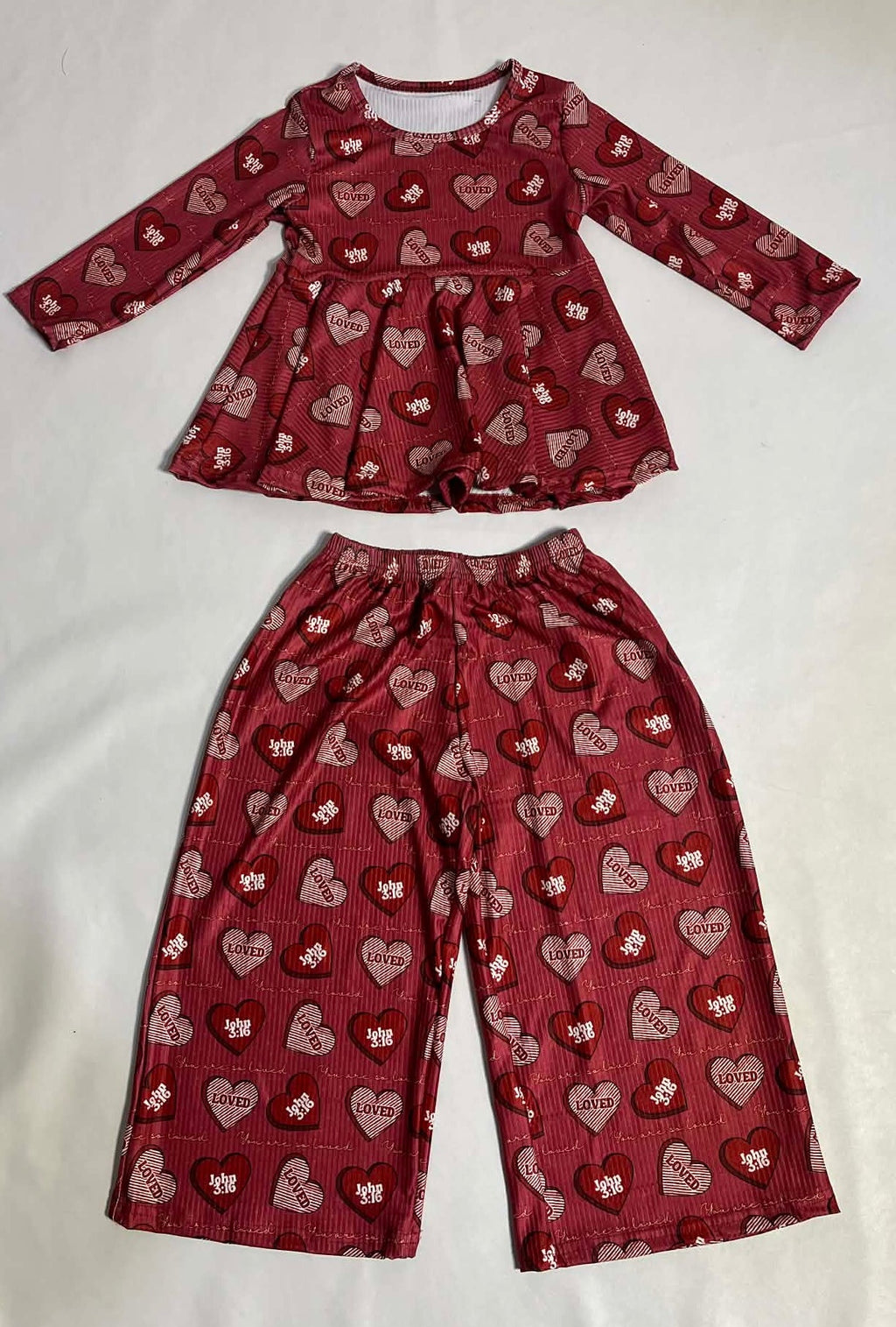 You Are So Loved Ribbed Lounge Style Set