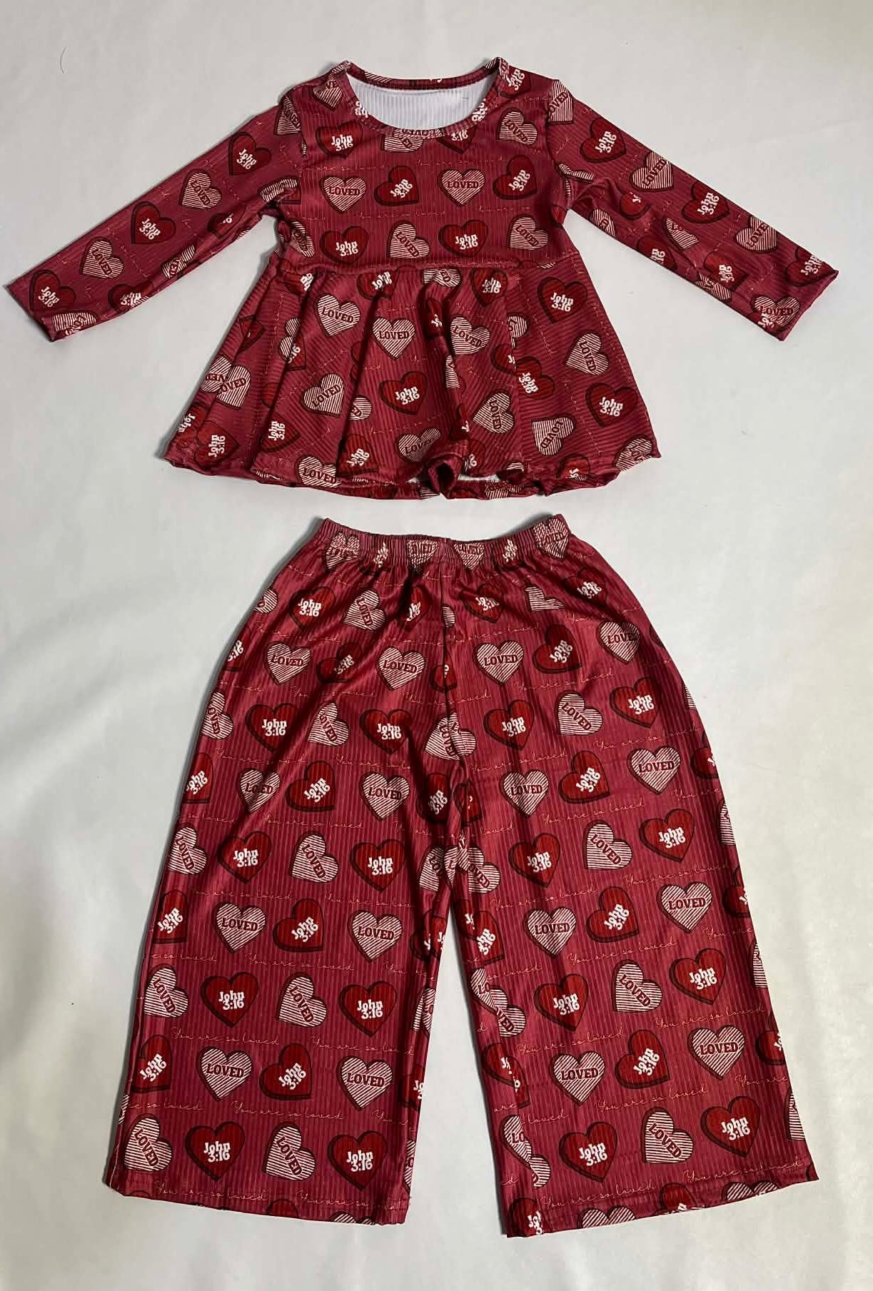 You Are So Loved Ribbed Lounge Style Set