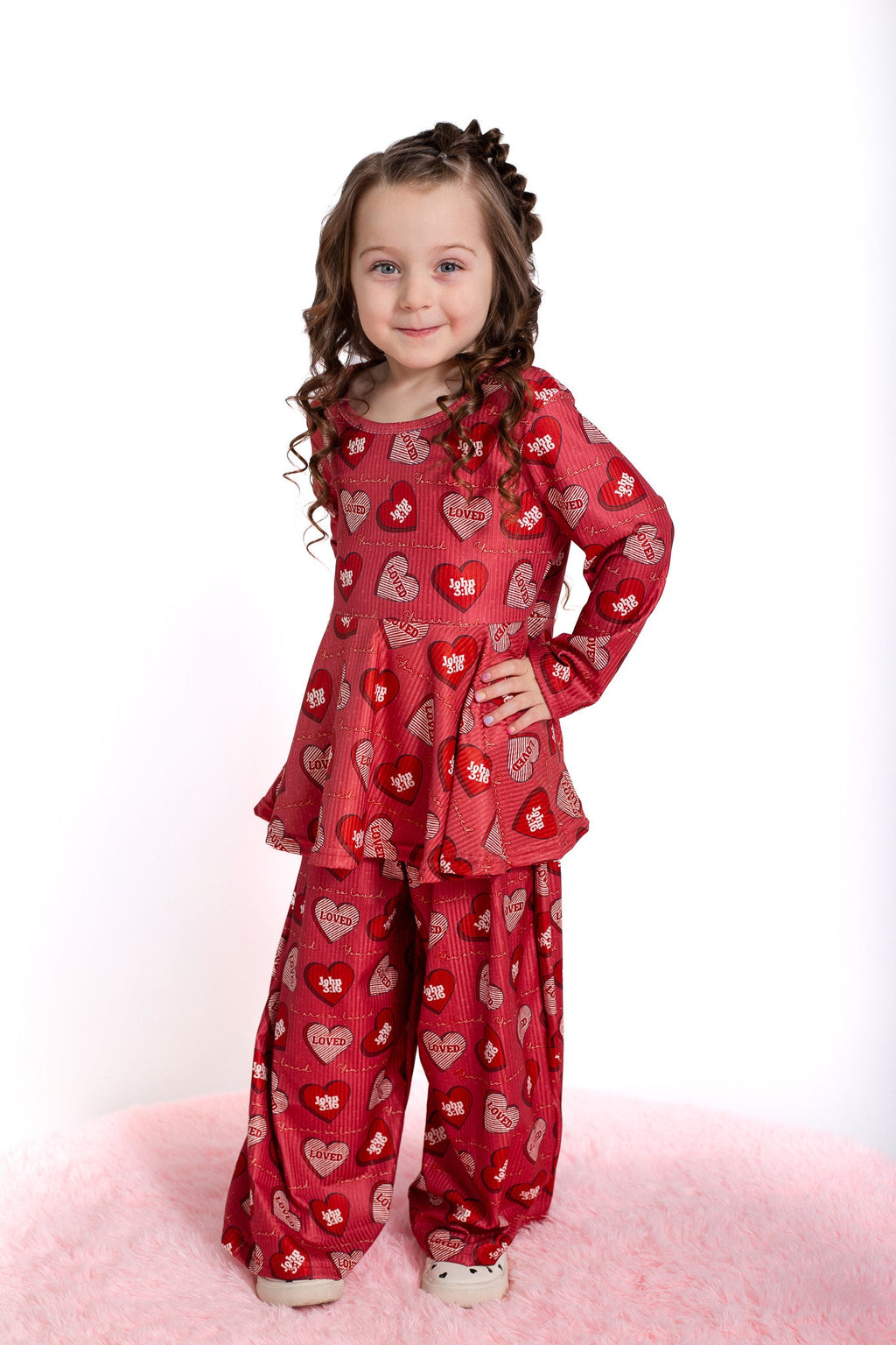 You Are So Loved Ribbed Lounge Style Set