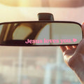 Jesus Loves You Car Decal Rear View Mirror Sticker