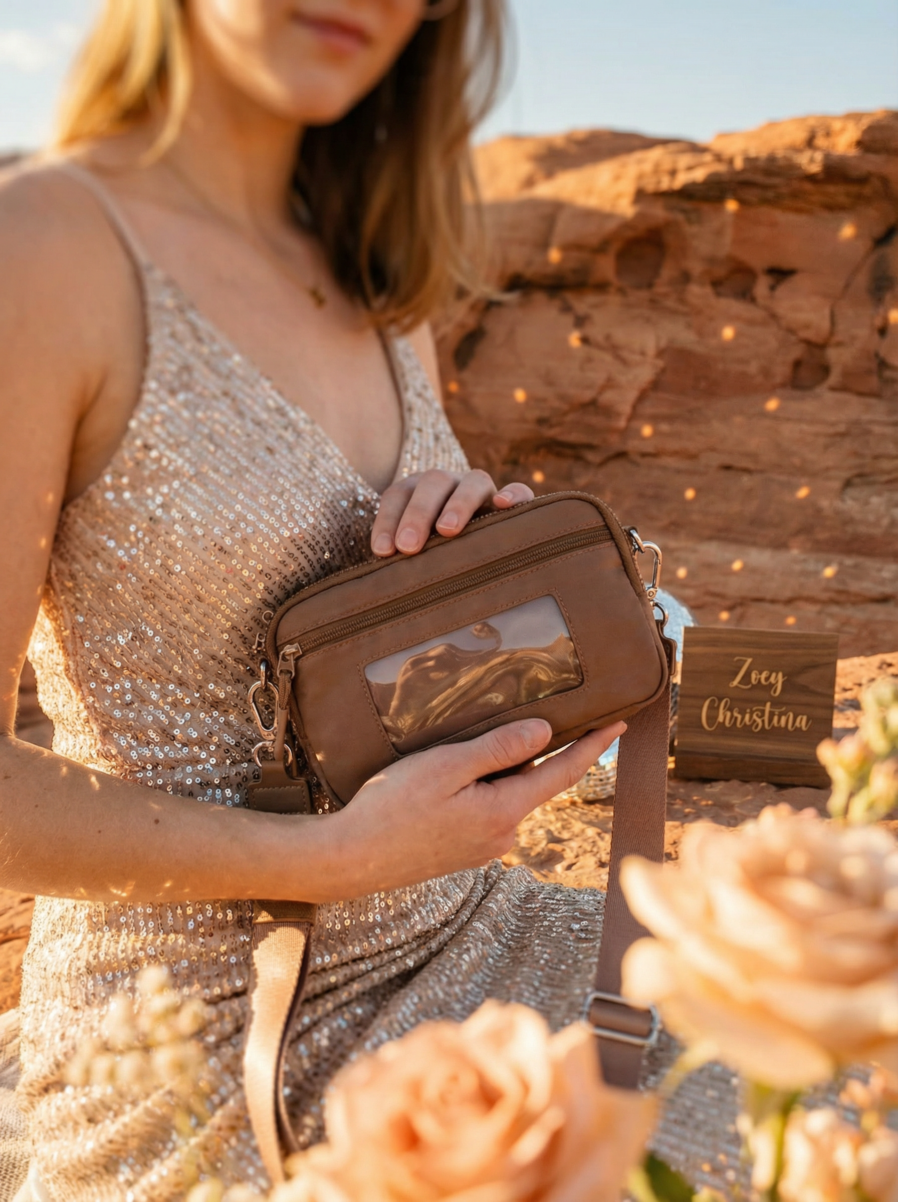 Convertible Crossbody & Wristlet Wallet Bag