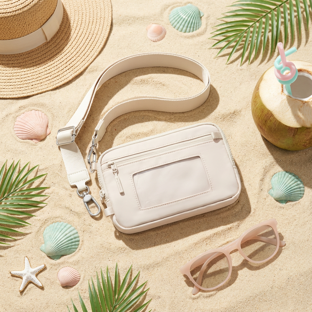 Convertible Crossbody & Wristlet Wallet Bag