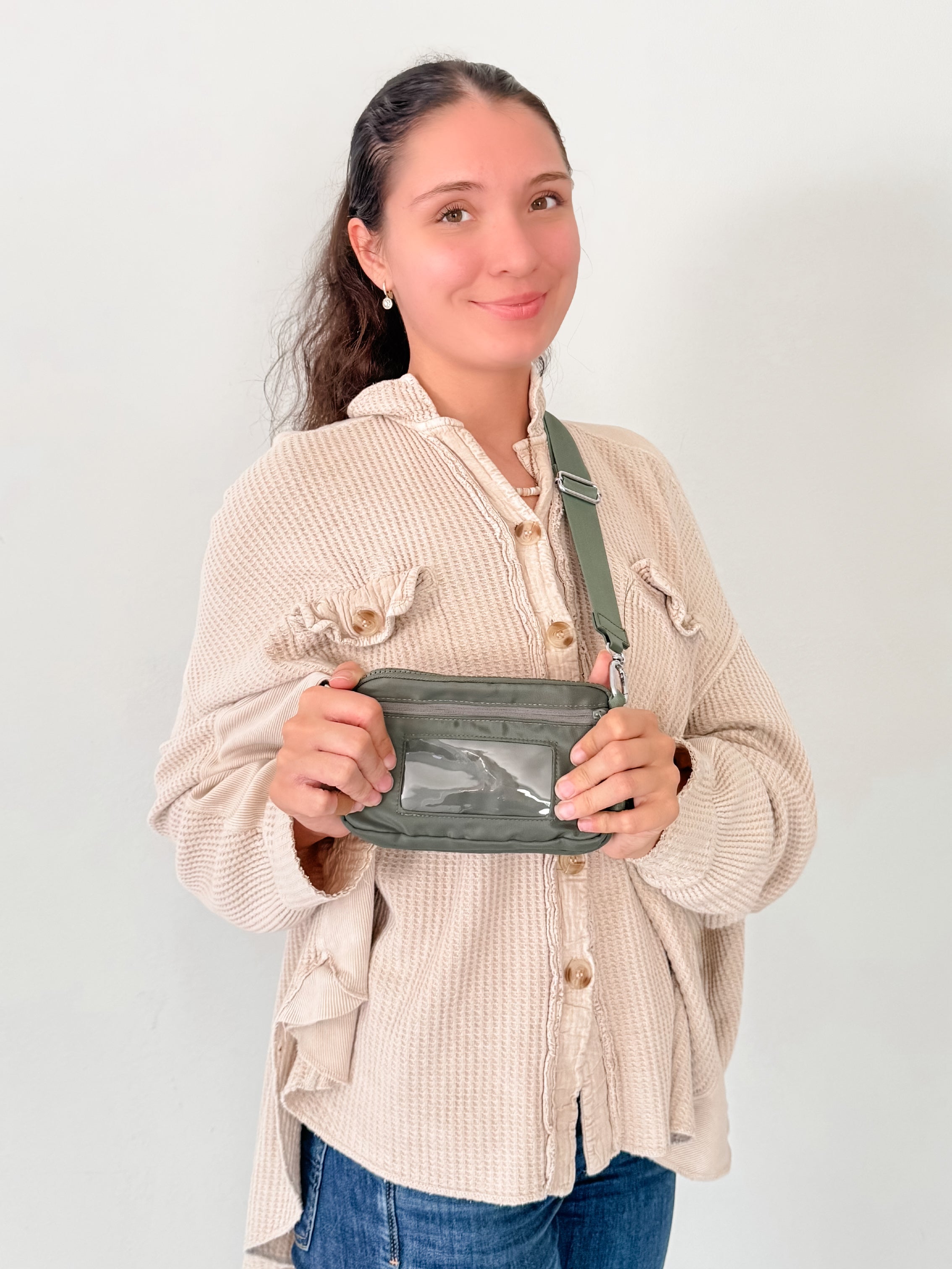 Convertible Crossbody & Wristlet Wallet Bag