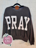 Pray Christian Corded Crewneck Sweatshirt