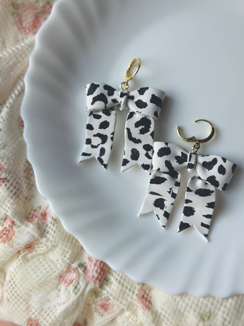 Cow Print Bows