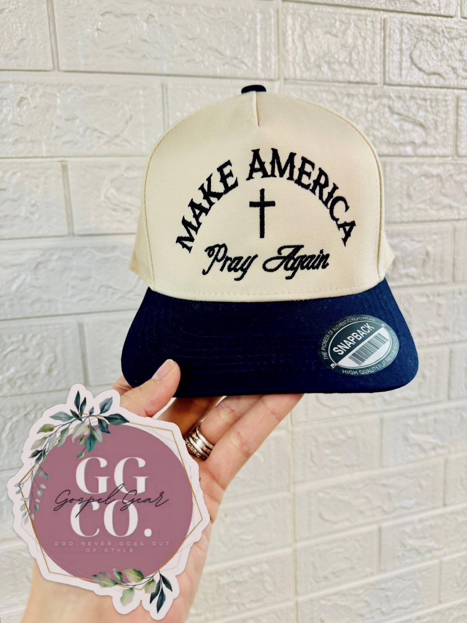 Make America Pray Again Embroidered Hat