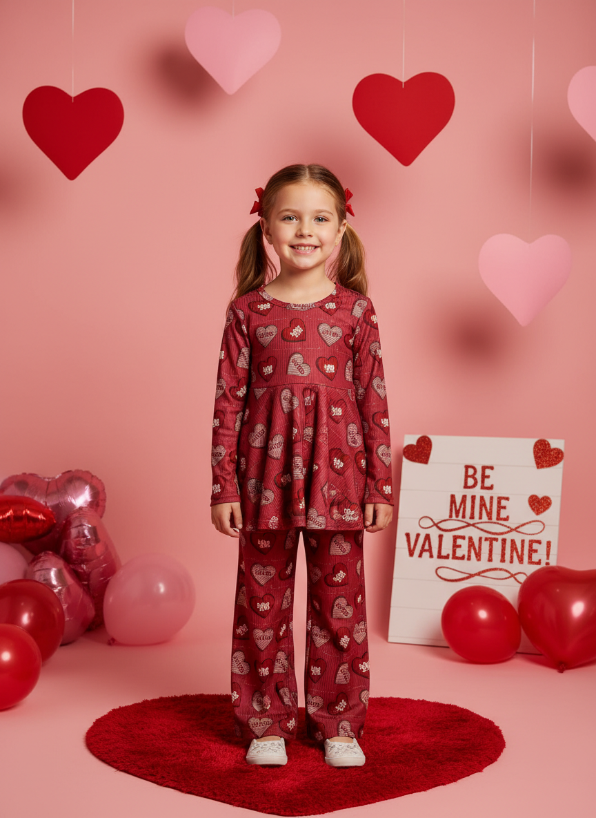 You Are So Loved Ribbed Lounge Style Set