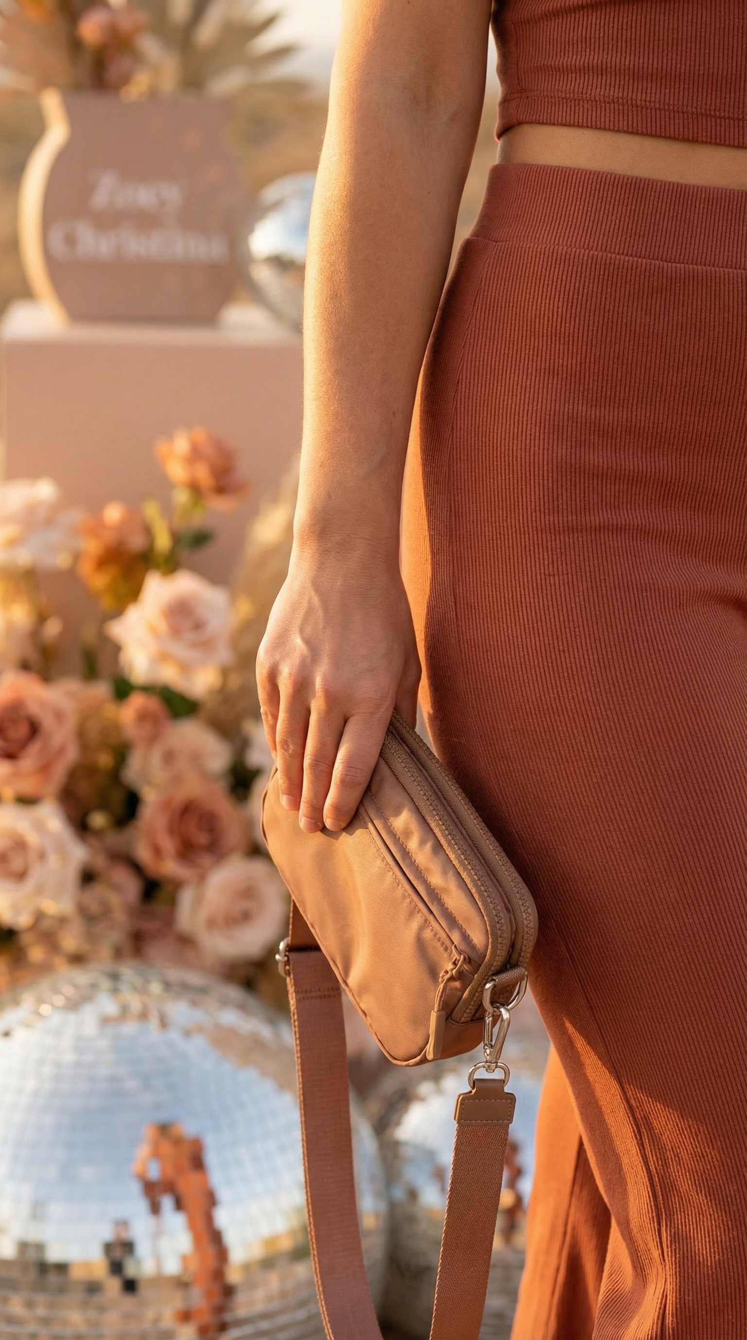 Convertible Crossbody & Wristlet Wallet Bag
