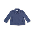Little One's Varsity Vintage Indigo Motorcycle Jacket