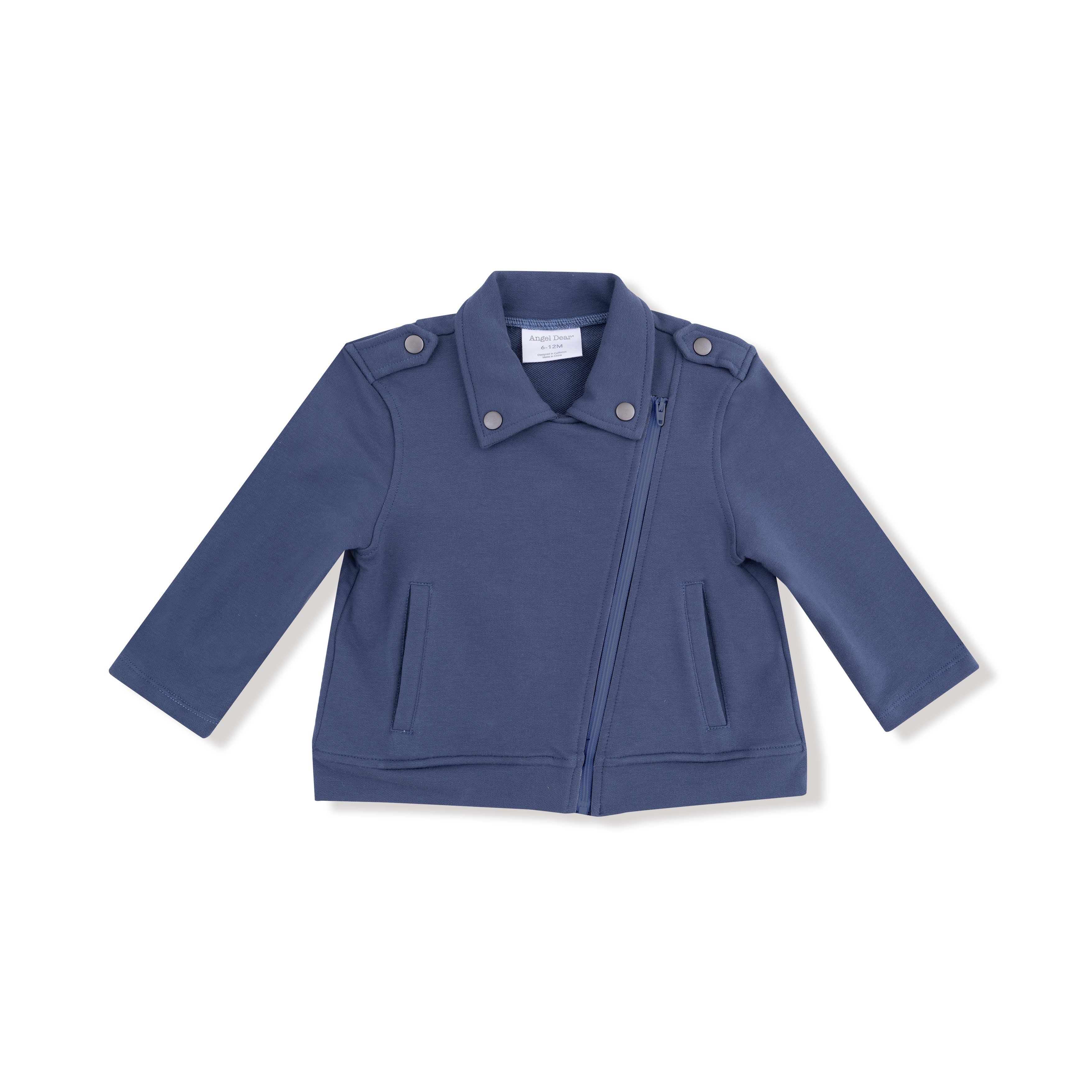 Little One's Varsity Vintage Indigo Motorcycle Jacket