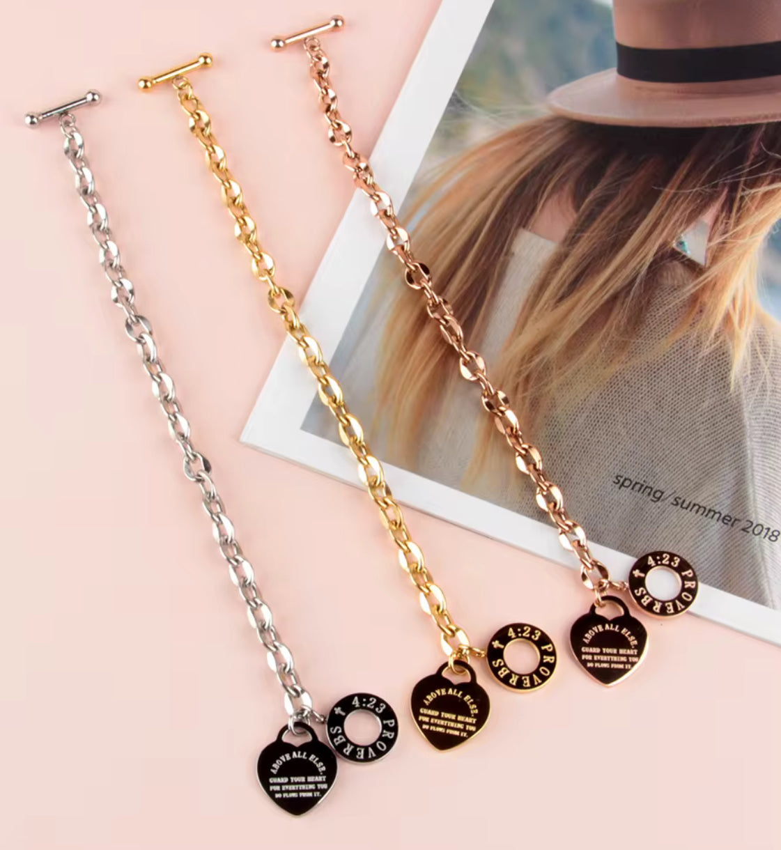 Proverbs 4:23 Bracelet - Christian Bracelet