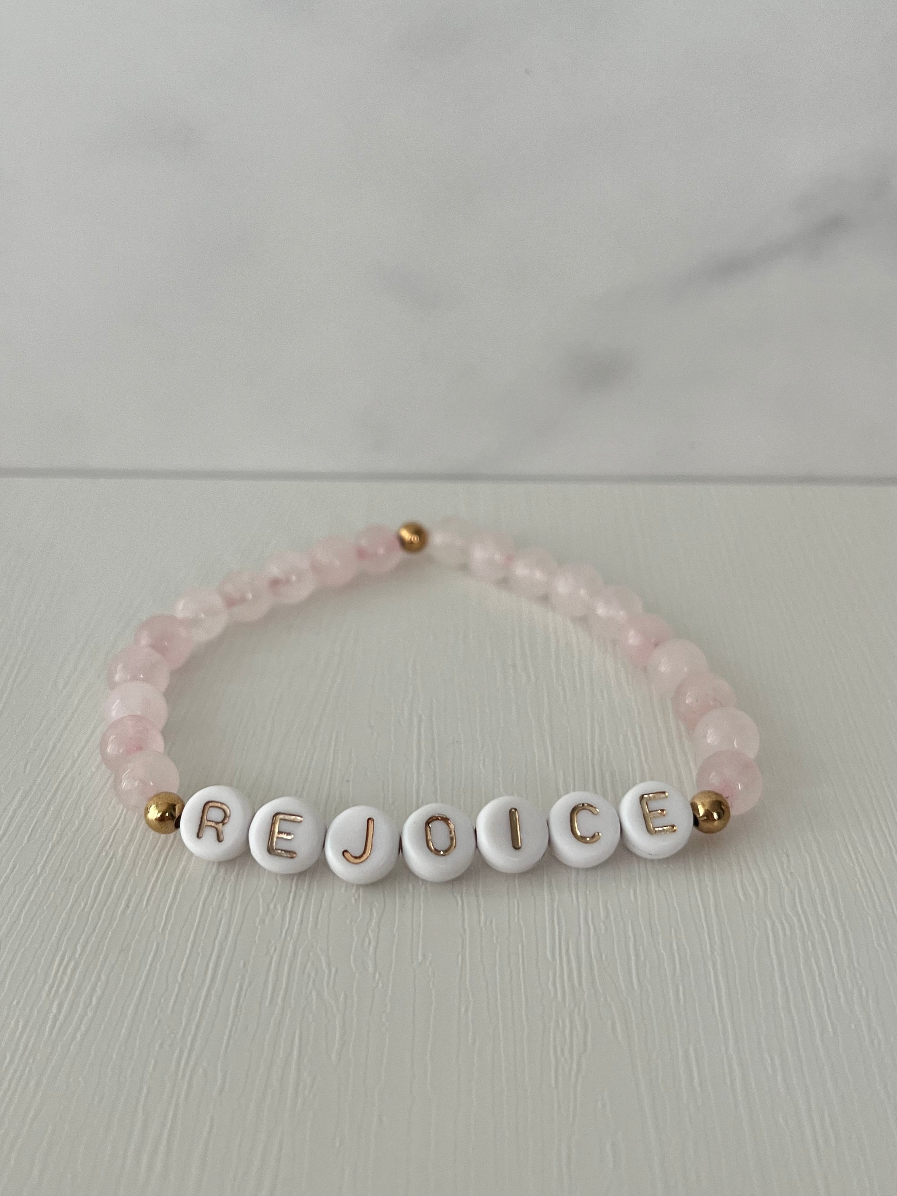 Rejoice Pray Trust Opal Bracelet Set | Beautiful Stacking Jewelry