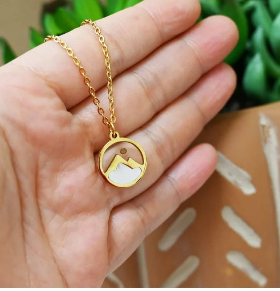 Pearl Mountain Mustard Seed Necklace