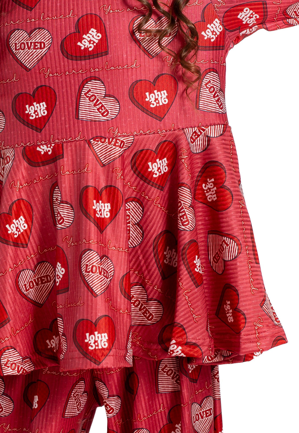 You Are So Loved Ribbed Lounge Style Set