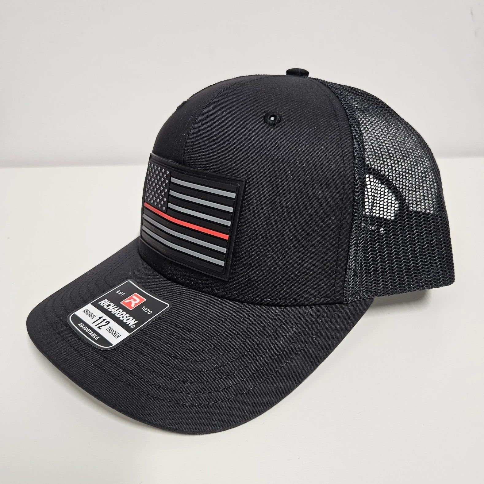 Richardson 112 Hat with PVC American Flag