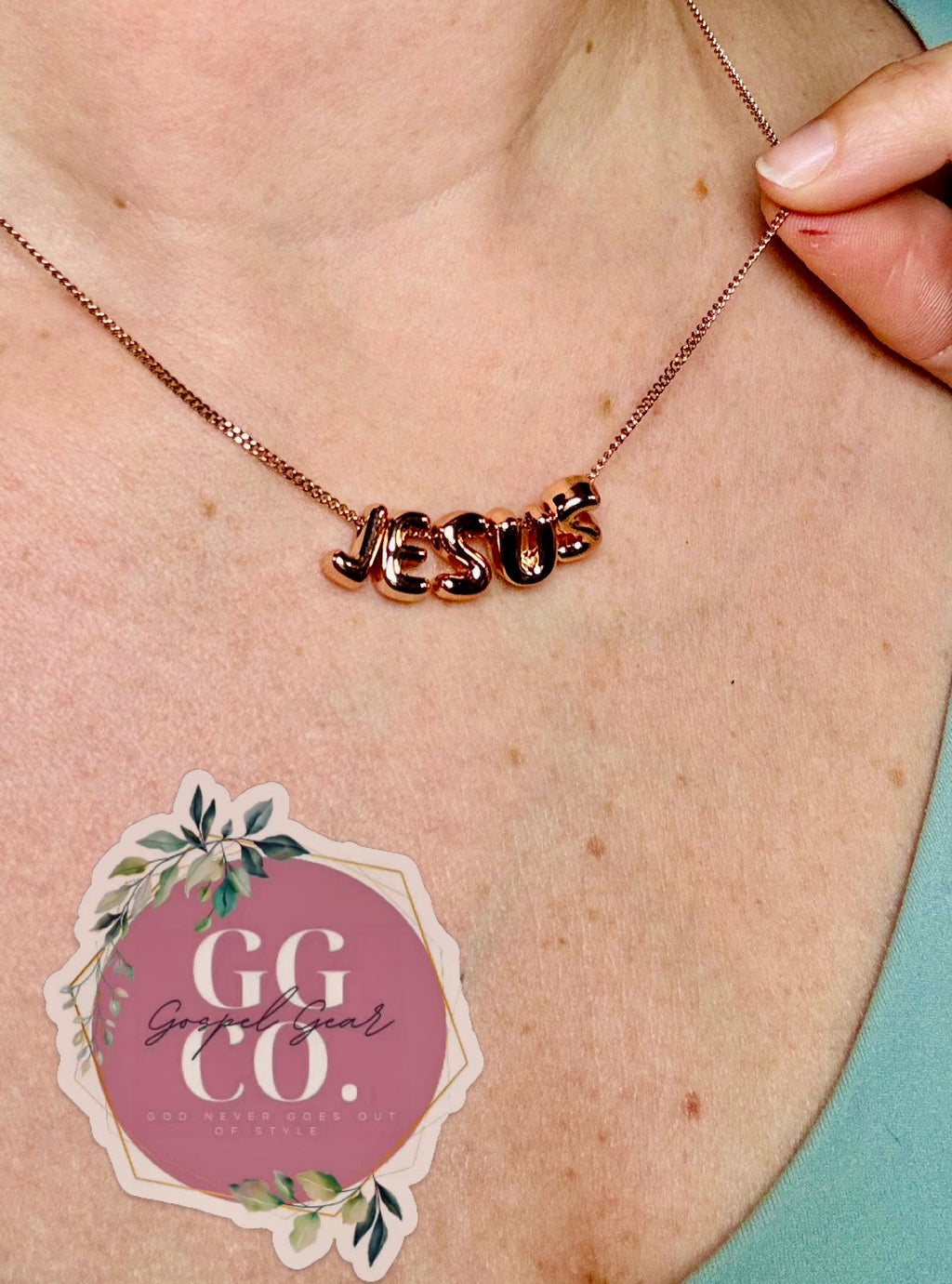 Jesus Bubble Necklace