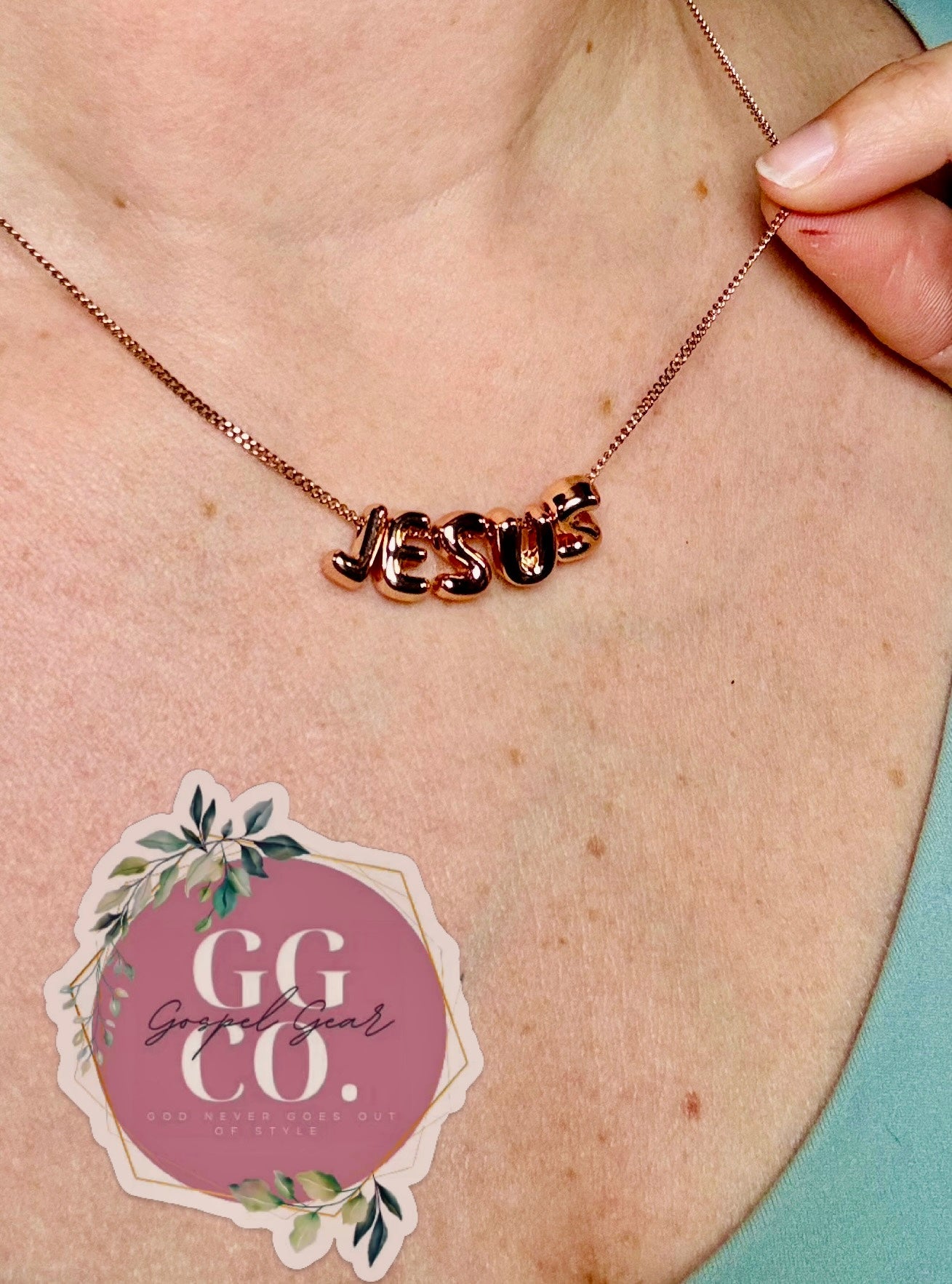 Jesus Bubble Necklace
