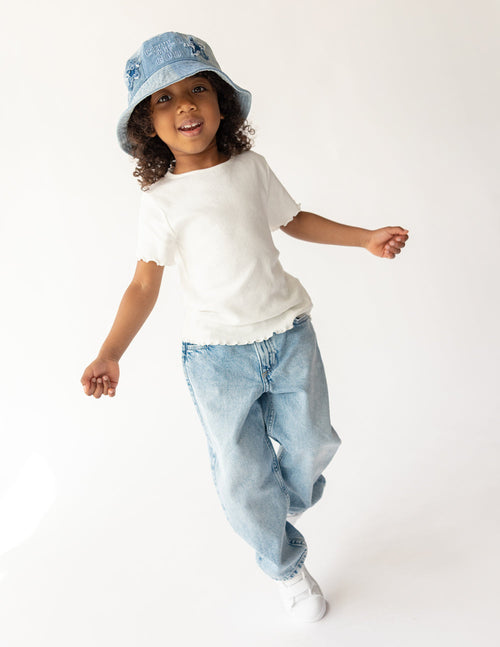 Child of God Denim Kids Bucket Hat