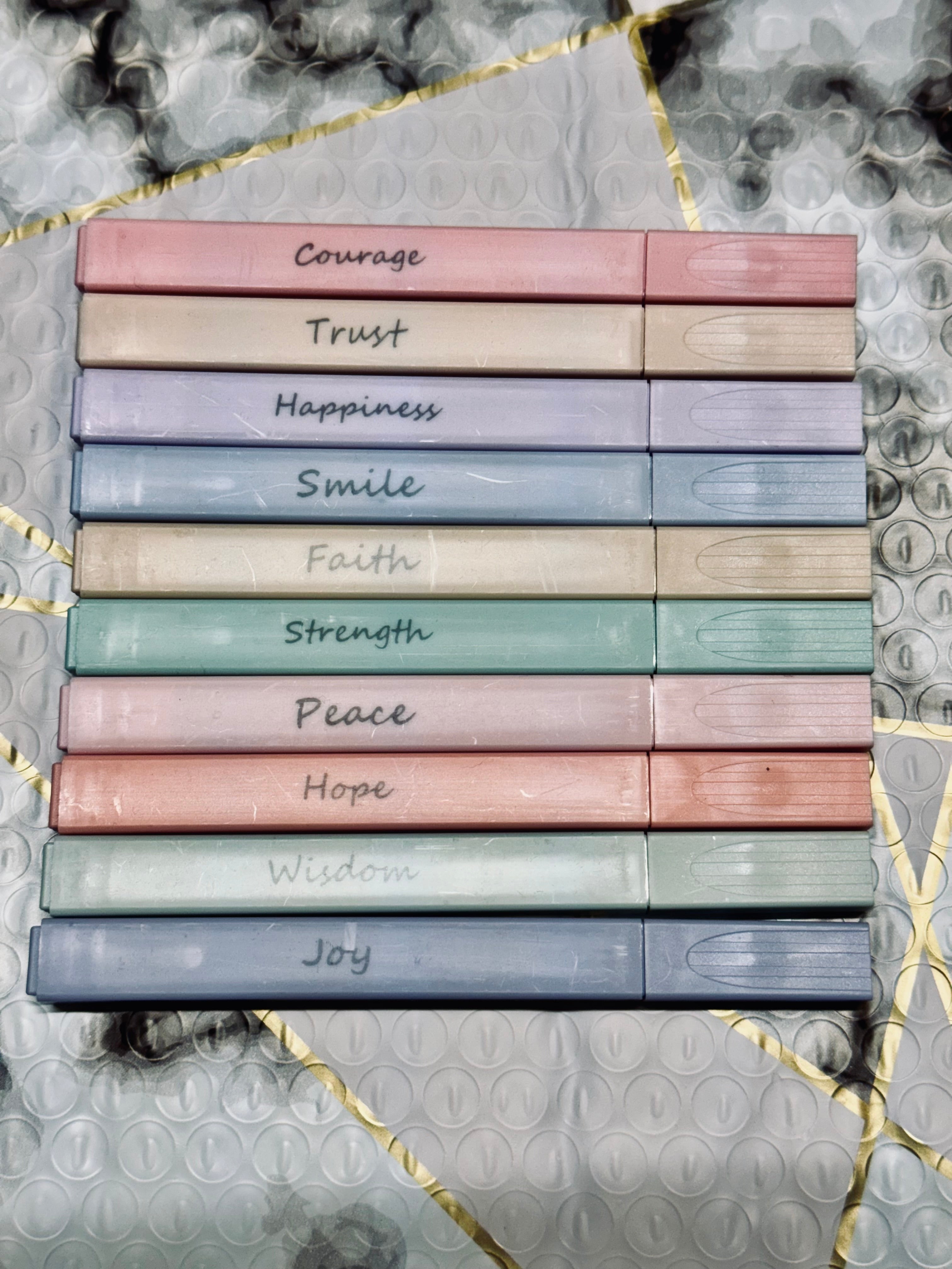 Muted Pastel No Bleed Through Bible Safe Quick Dry Highlighter Set