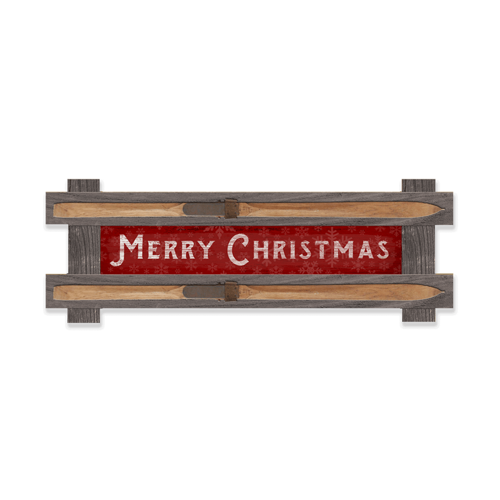 Merry Christmas Framed Wall Sign
