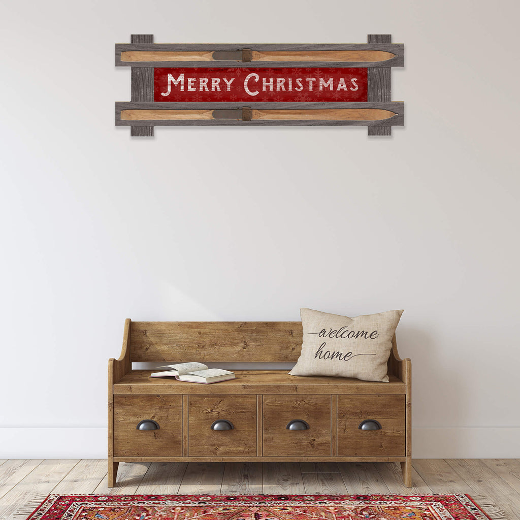 Merry Christmas Framed Wall Sign