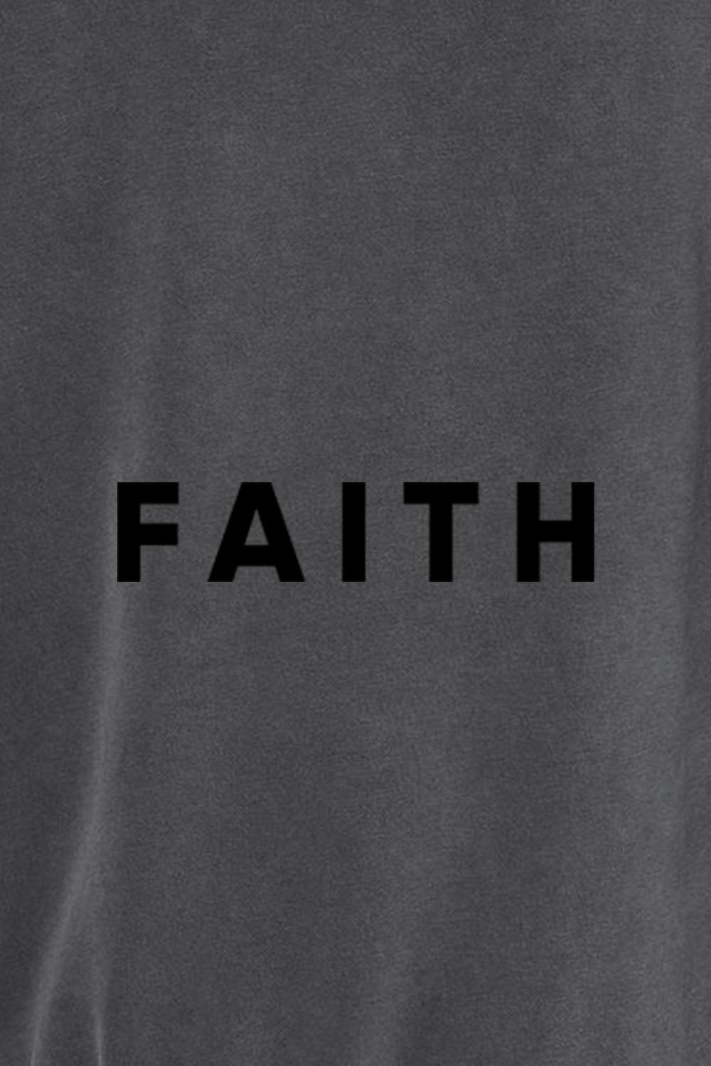 Faith Unisex Pigment-Dyed Hoodie