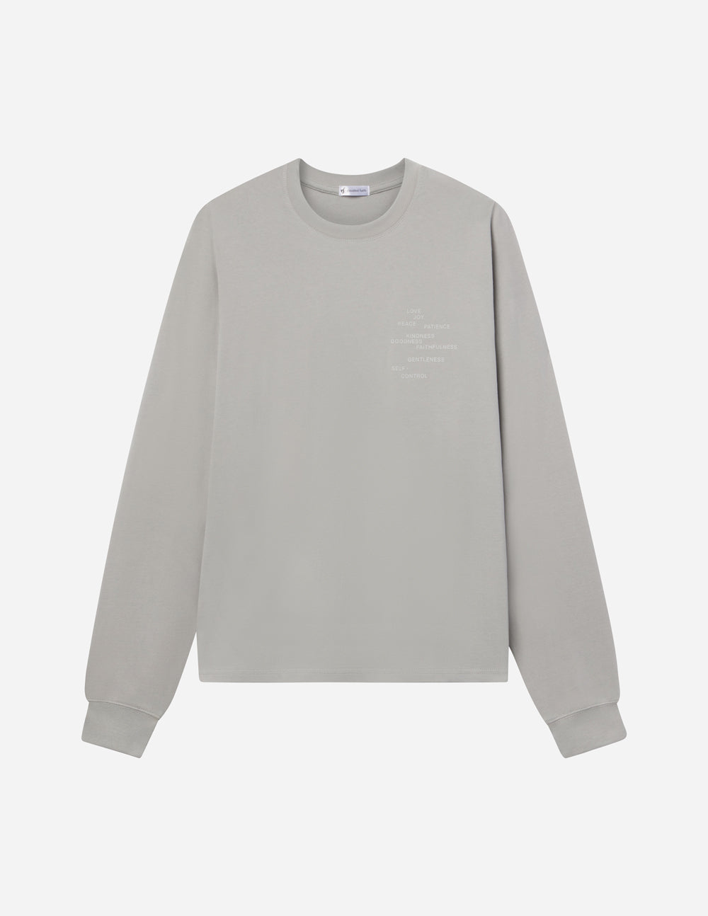 Fruit of the Spirit Grey Long Sleeve Unisex Tee