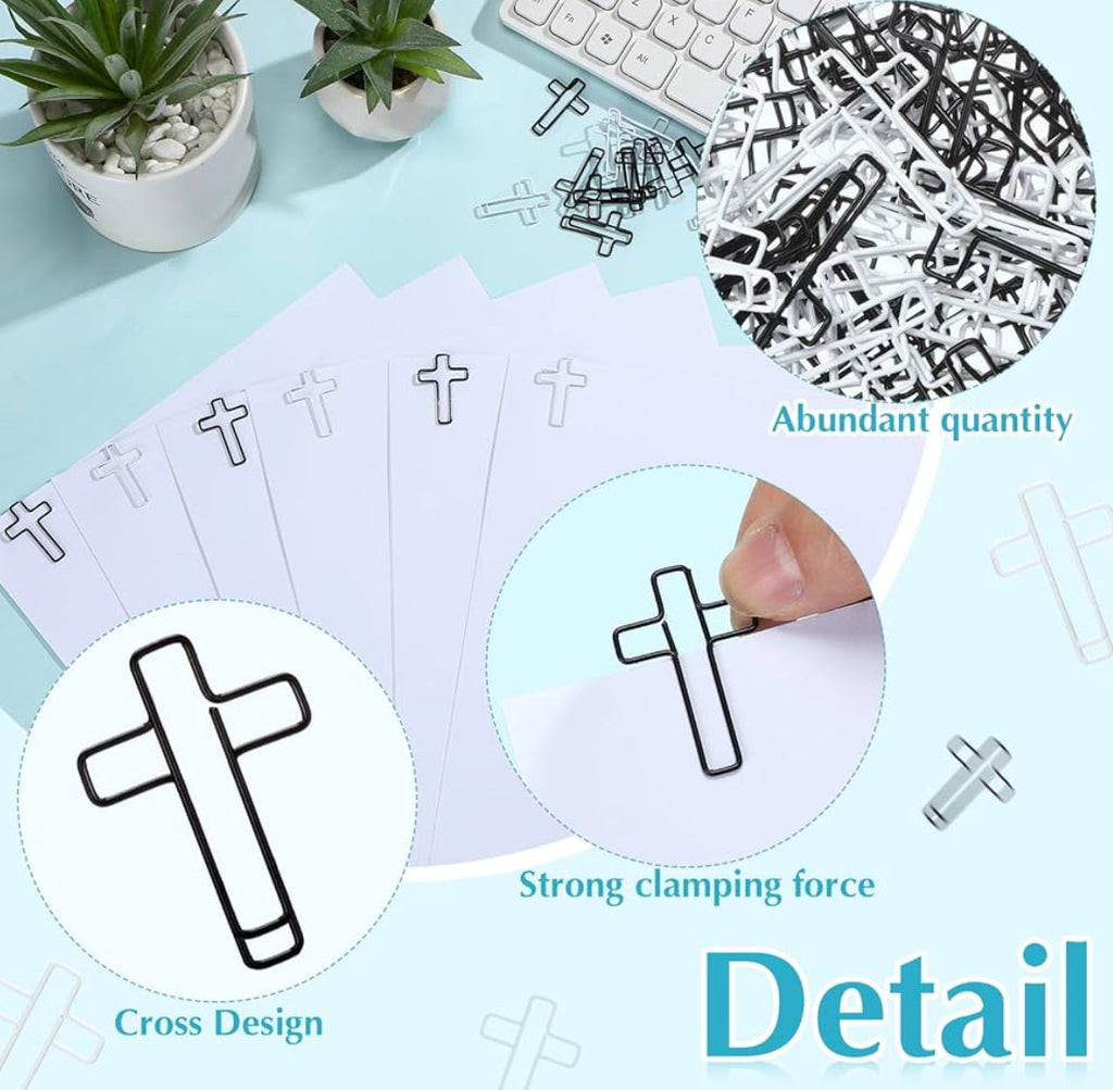 Black & White Cross Bookmarks
