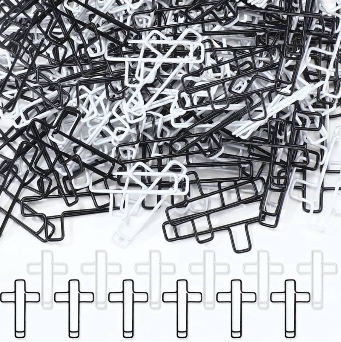 Black & White Cross Bookmarks