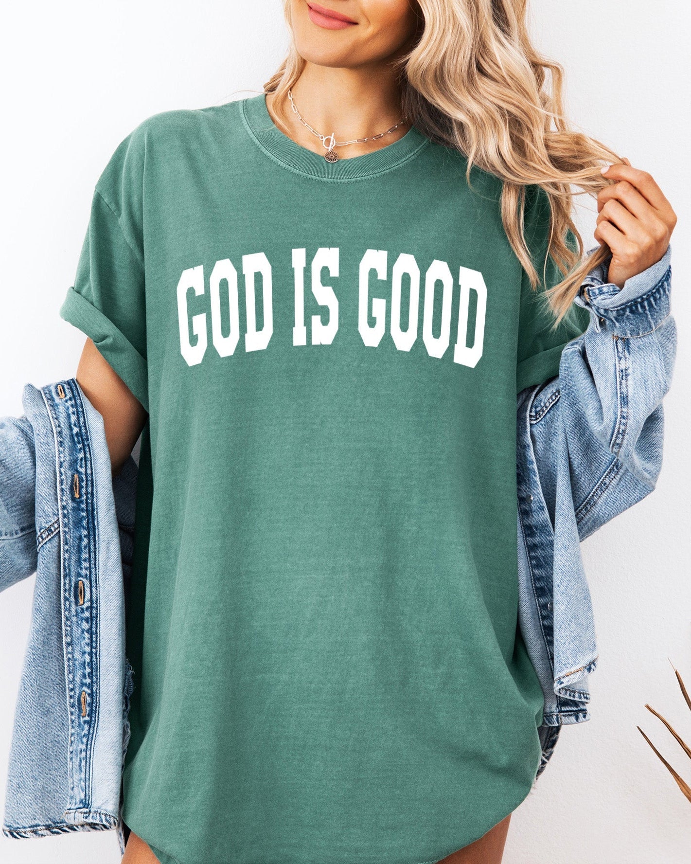 God Is Good Crewneck Tee