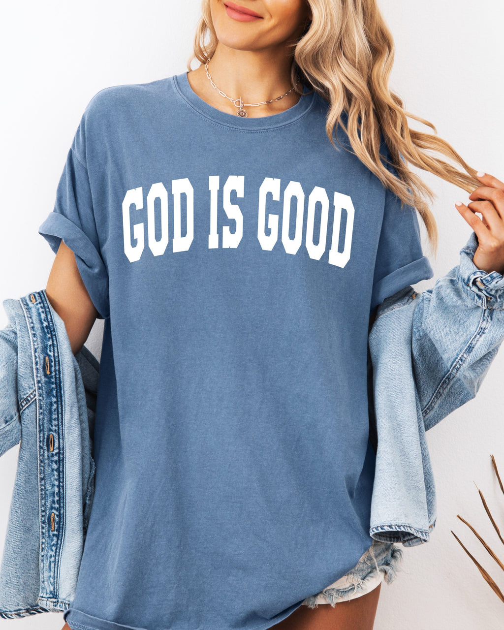 God Is Good Crewneck Tee