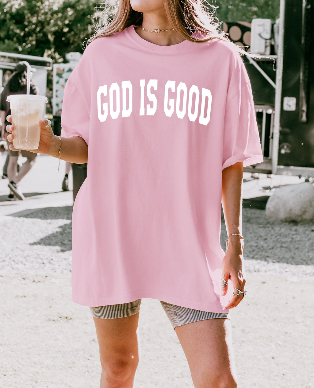 God Is Good Crewneck Tee