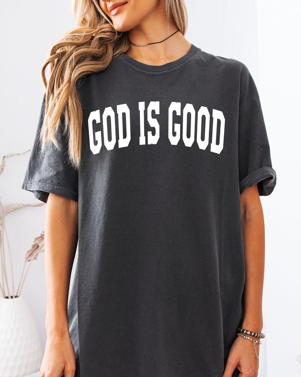 God Is Good Crewneck Tee
