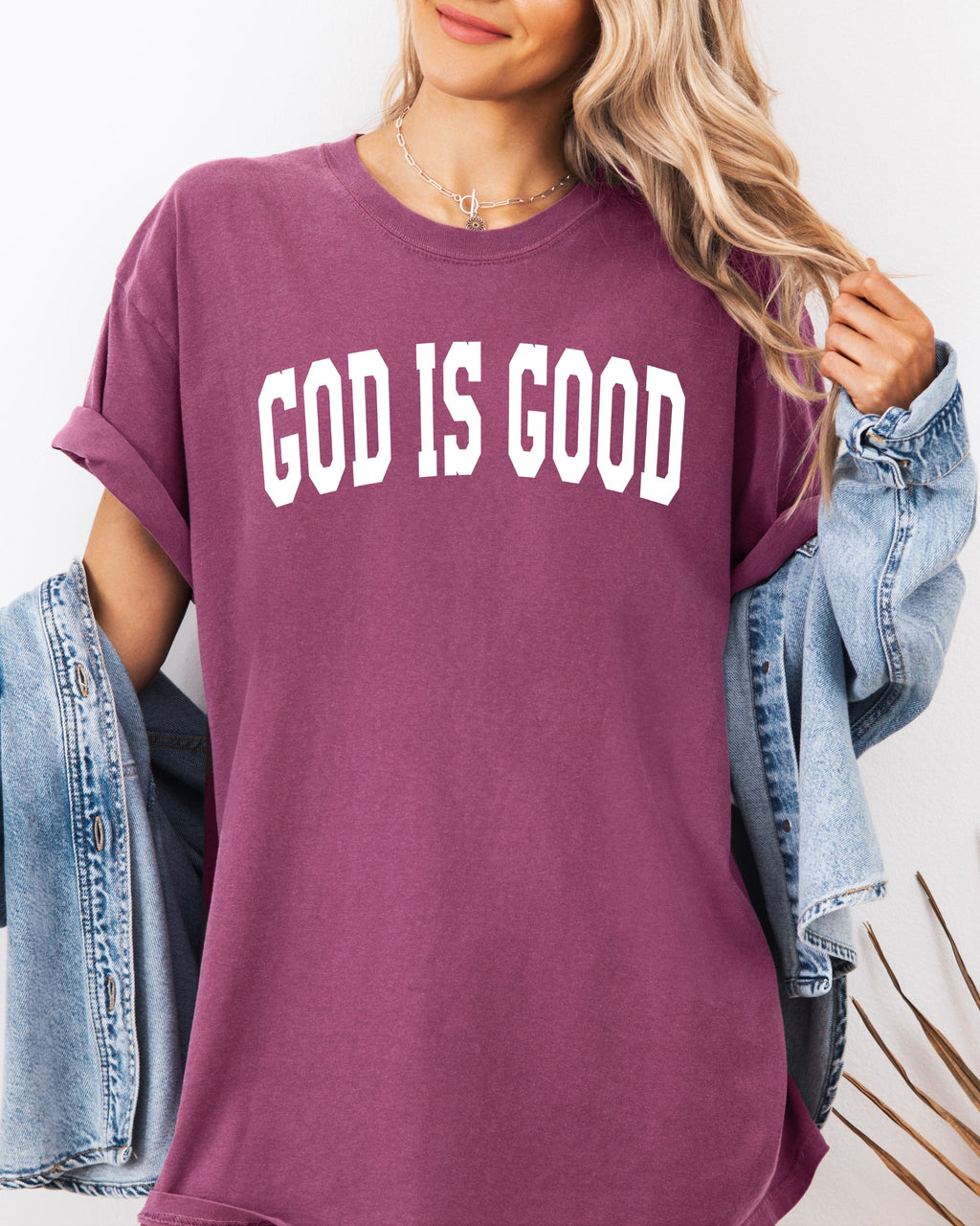 God Is Good Crewneck Tee