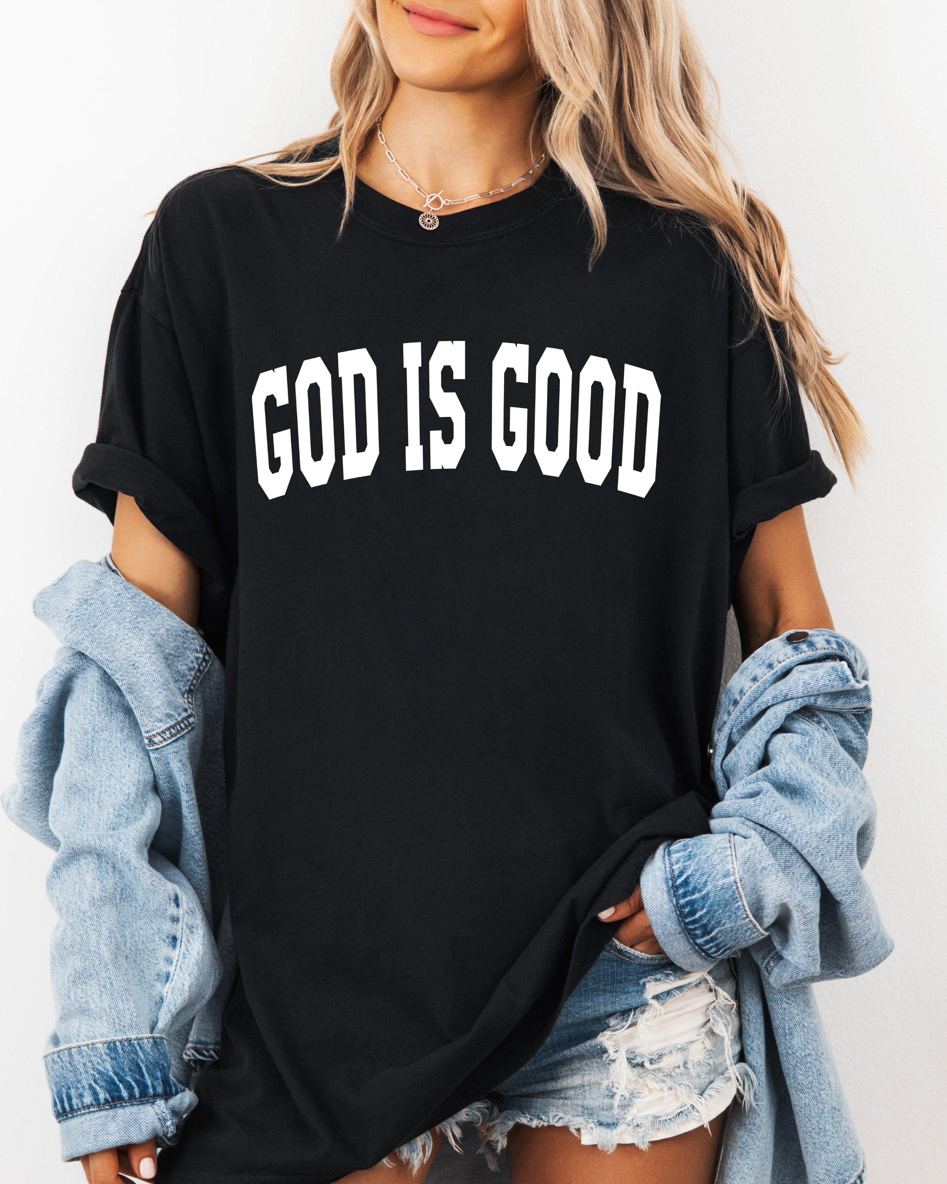 God Is Good Crewneck Tee