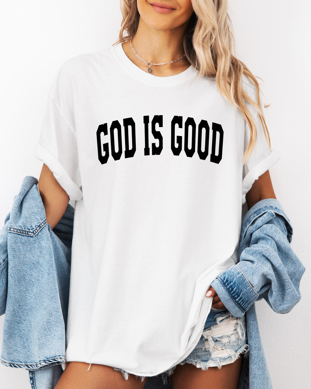 God Is Good Crewneck Tee