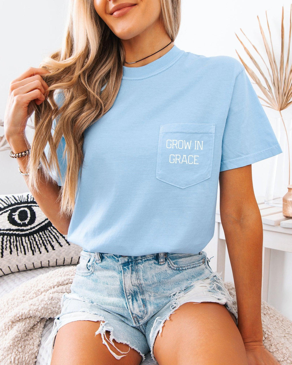 Grow In Grace Pocket T-Shirt