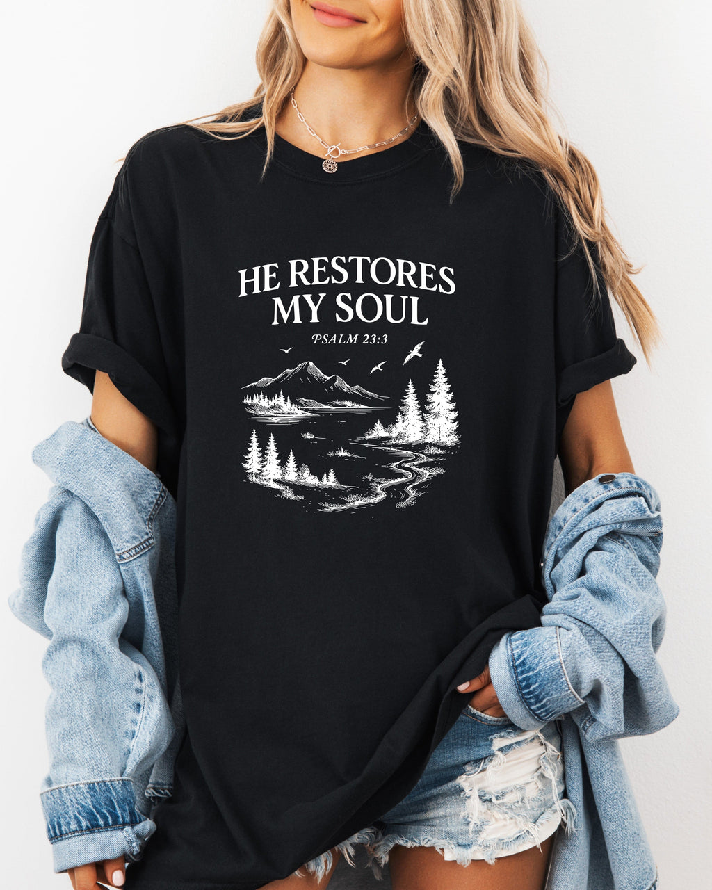 He Restores My Soul Tee