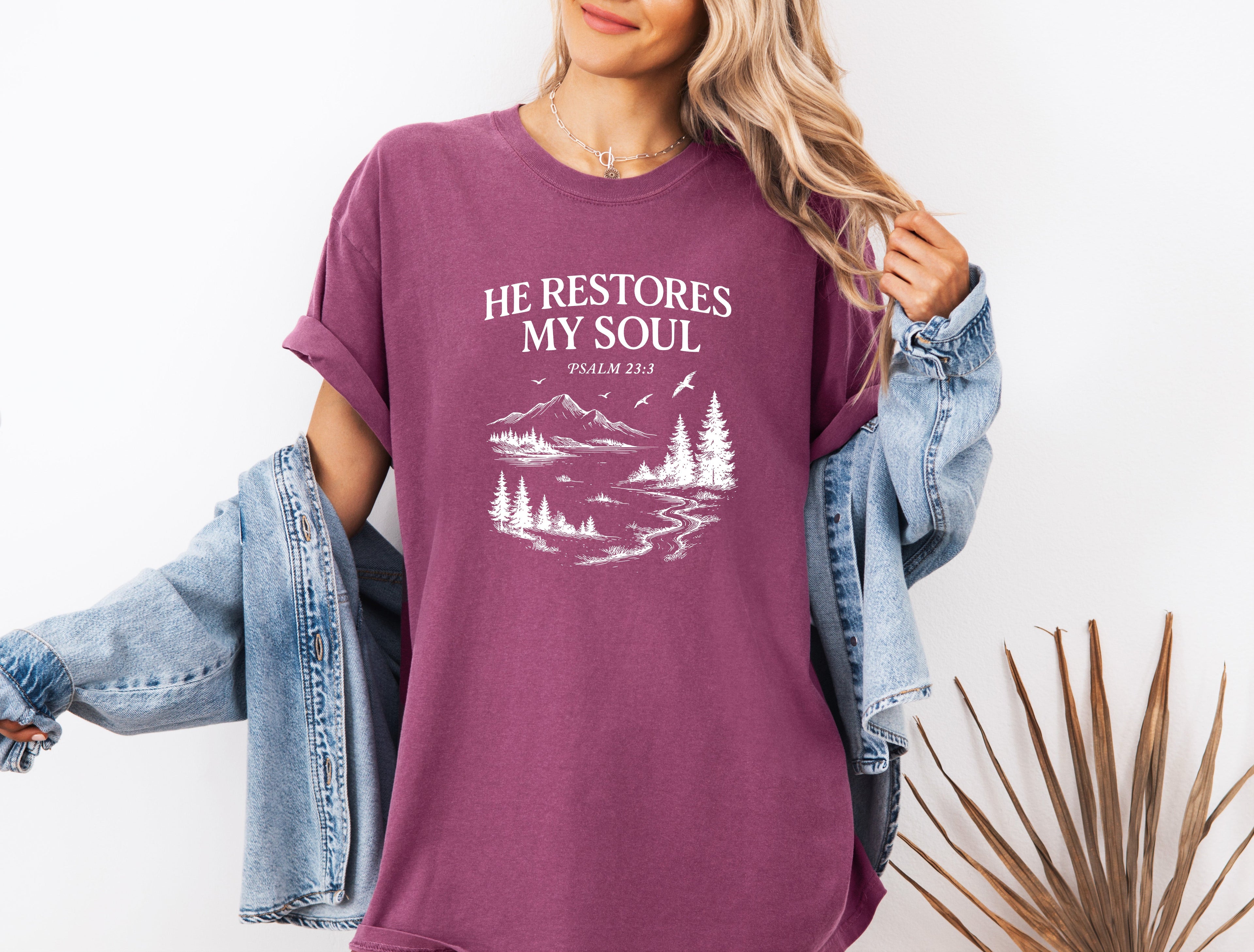 He Restores My Soul Tee