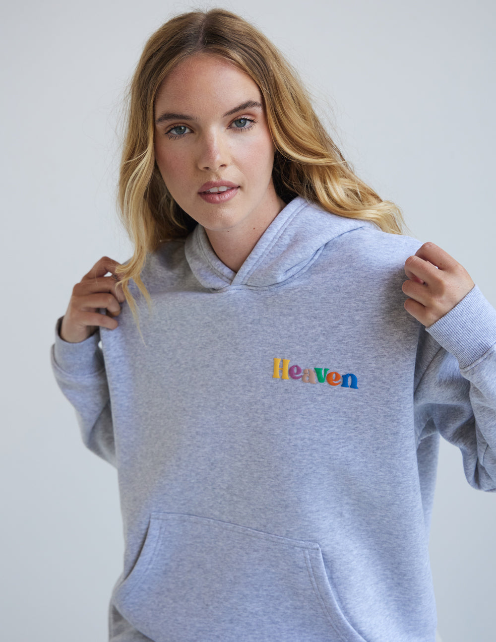 Heaven Heather Grey Hoodie