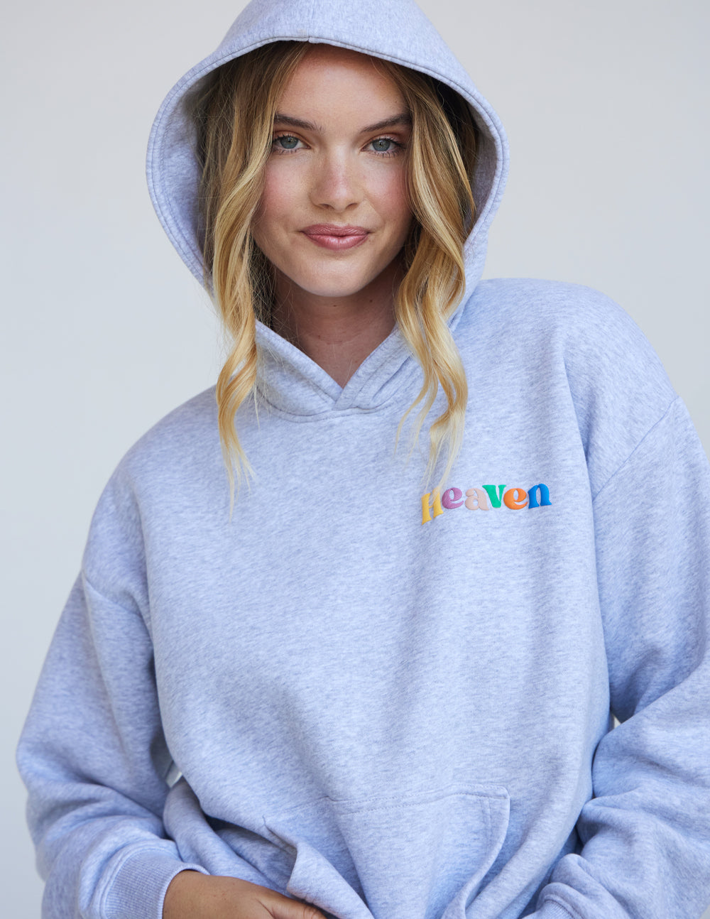 Heaven Heather Grey Hoodie