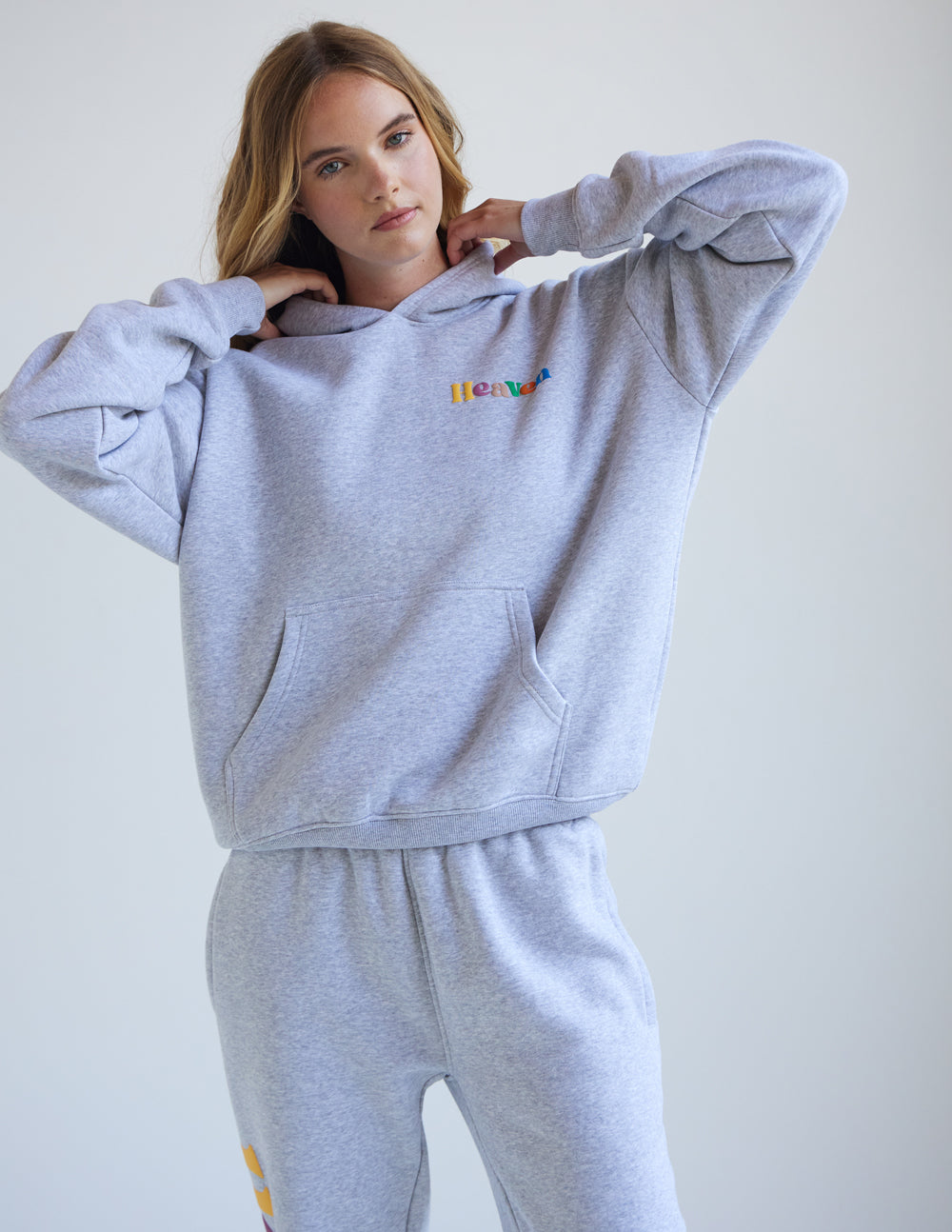 Heaven Heather Grey Hoodie