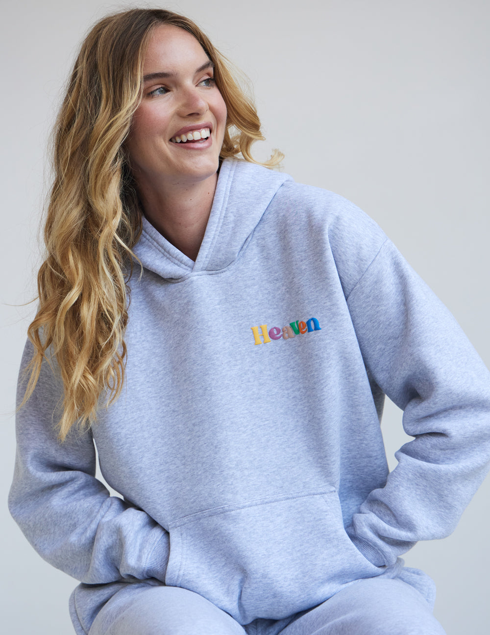 Heaven Heather Grey Hoodie