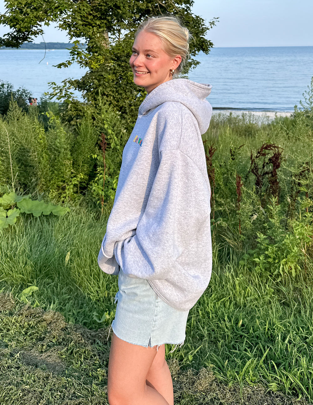 Heaven Heather Grey Hoodie
