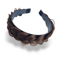 HIGHLIGHTED BROWN 4/30 LOOSE BRAID HARD HEADBAND