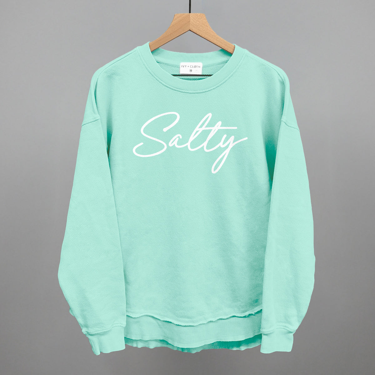 Salty Tees, Corded Crew Neck, Sweatshirt, or Oversized Terry Pullover
