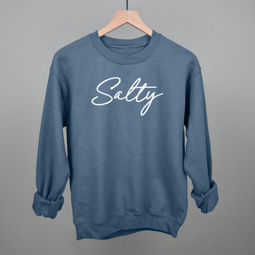 Salty Tees, Corded Crew Neck, Sweatshirt, or Oversized Terry Pullover
