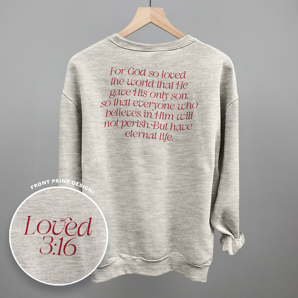 Loved 3:16 Verse (Back Print)