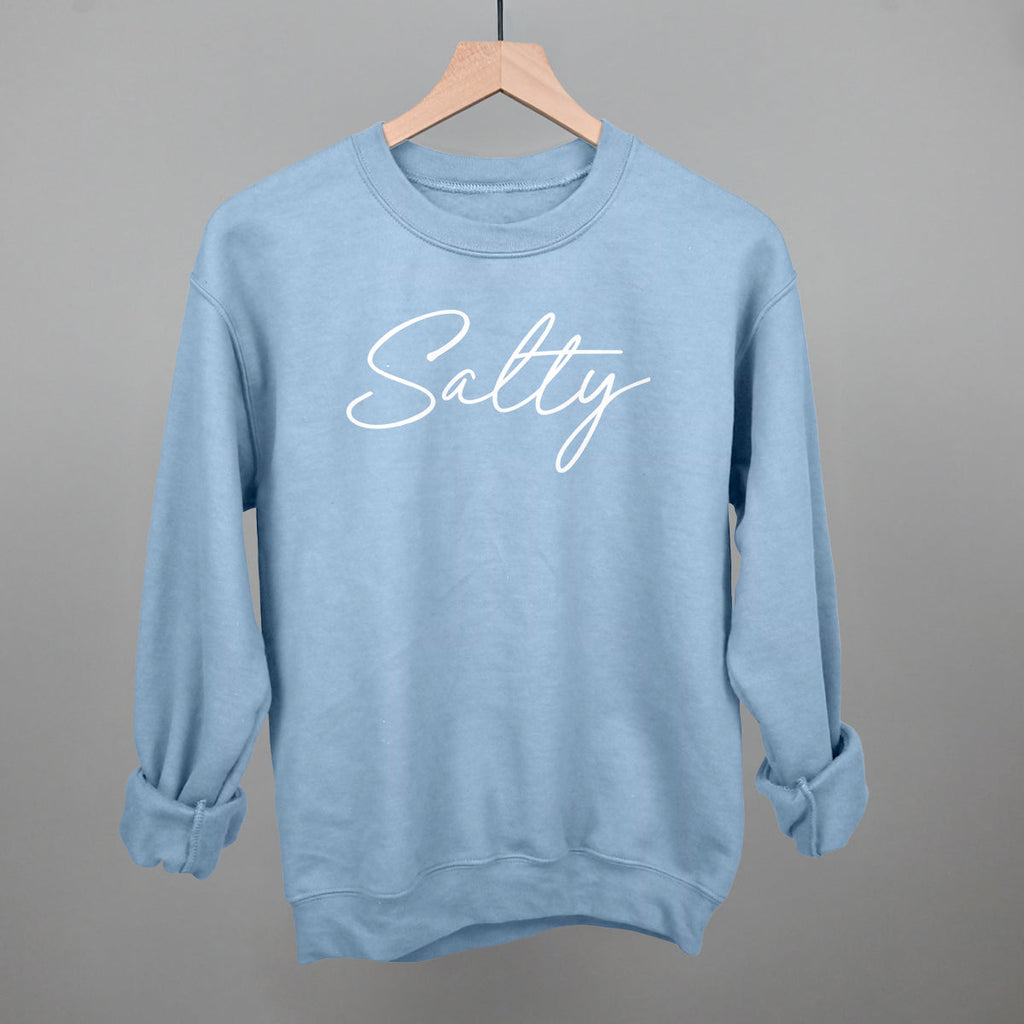 Salty Tees, Corded Crew Neck, Sweatshirt, or Oversized Terry Pullover