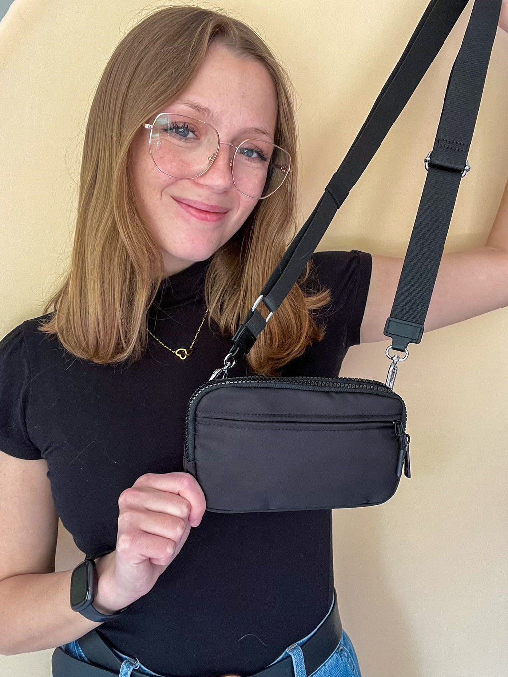 Convertible Crossbody & Wristlet Wallet Bag